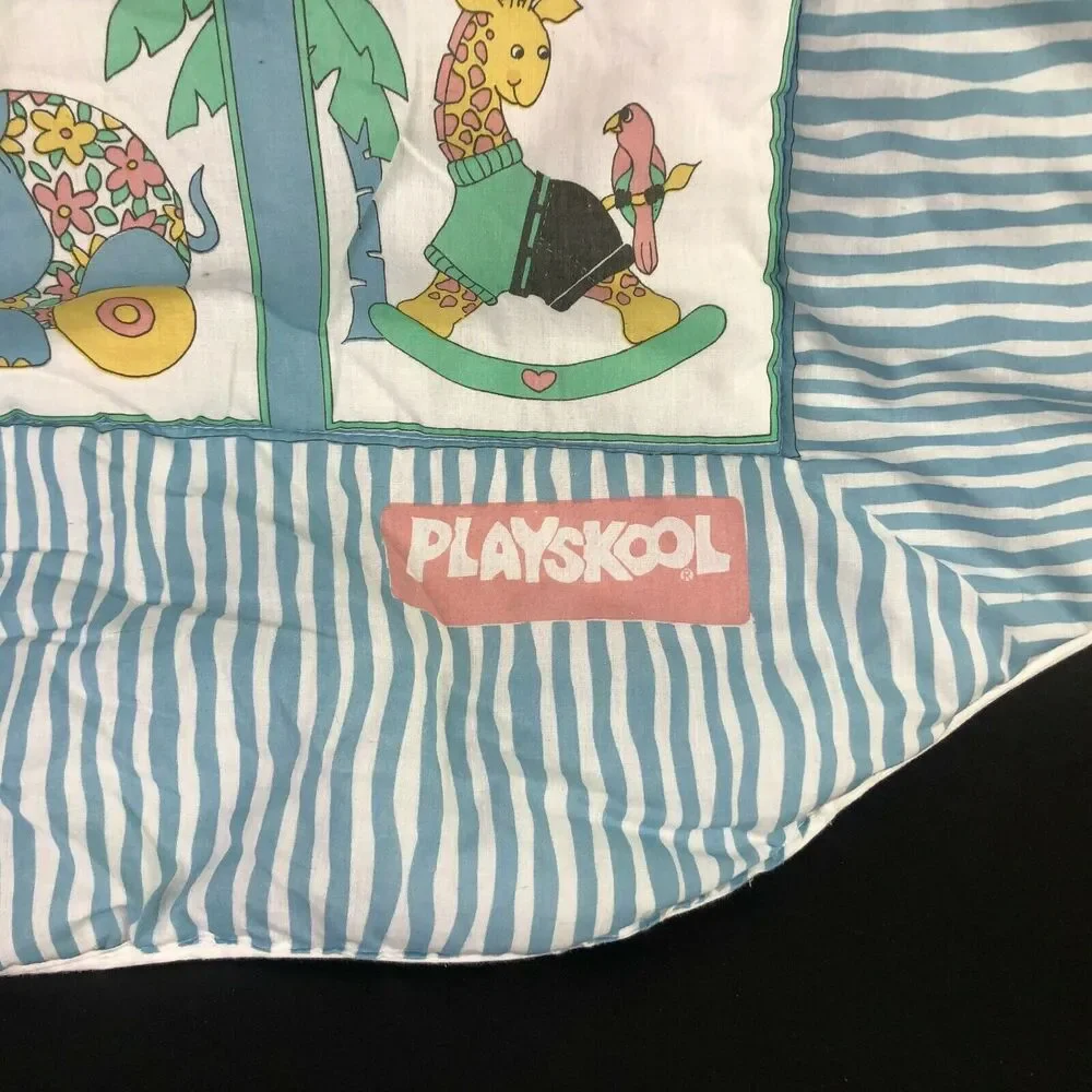 Playskool Comforter‎ Vintage Baby Blanket 40